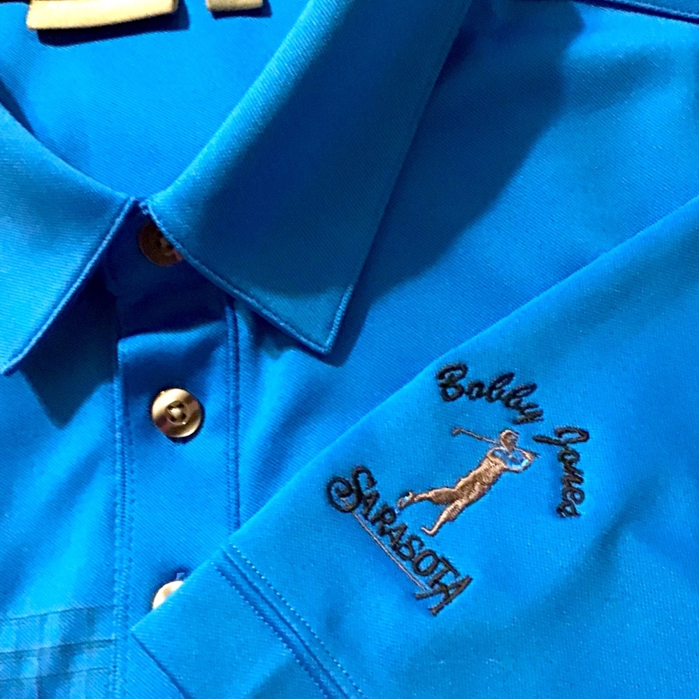 Men’s Ashworth Golf Shirt sz 2XL Bobby Jones Sarasota
